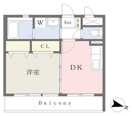 アベックス香椎の物件間取画像